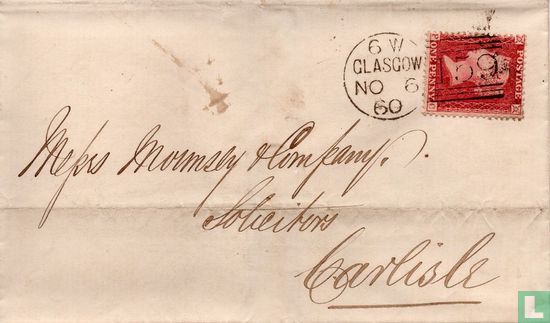 GB 1860 Wrapper Glasgow - Image 1