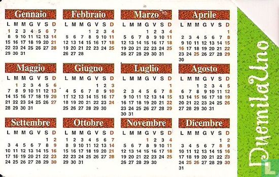 Calendario 2001 - Image 1