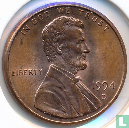 Vereinigte Staaten 1 Cent 1994 (D) - Bild 1