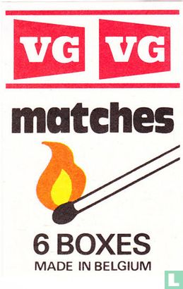 VG Matches 6 boxes