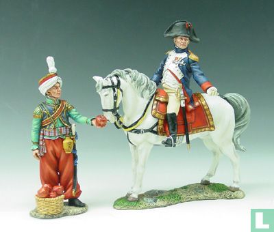 Mounted Napoleon and Mameluke Servant