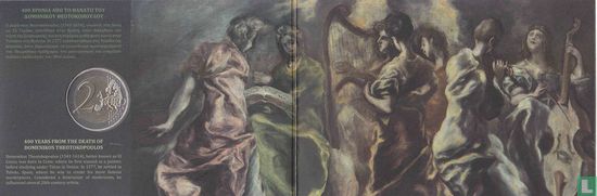 Griekenland 2 euro 2014 (folder) "400th anniversary Death of Domínikos Theotokopoulos named El Greco" - Afbeelding 2