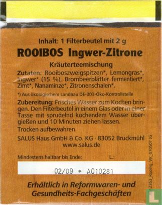 Rooibos Ingwer-Zitrone - Image 2