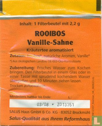 Rooibos Vanille-Sahne  - Afbeelding 2
