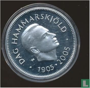 Zweden 200 kronor 2005 (PROOF) "Centenary of the birth of Dag Hjalmar Agne Carl Hammarskjöld" - Afbeelding 1