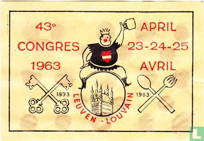 43e congres 1963 Leuven-Louvain