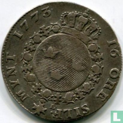 Zweden 16 öre S.M. 1773 (type 2) - Afbeelding 1