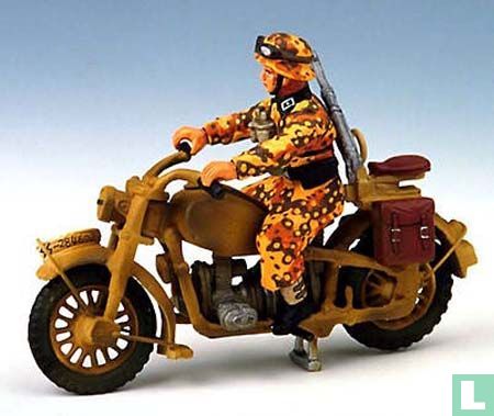 Dispatch Rider on Motorcycle  