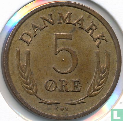 Dänemark 5 Øre 1965 - Bild 2