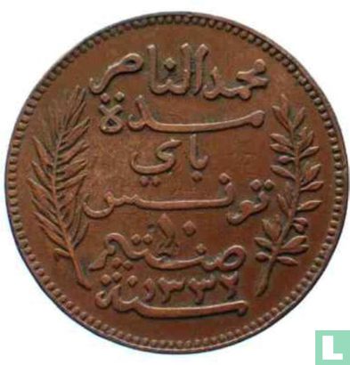 Tunesien 10 Centime 1914 (AH1332) - Bild 2