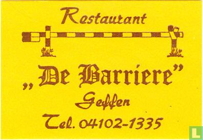 Restaurant De Barriere