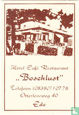 Hotel Café Restaurant "Boschlust"
