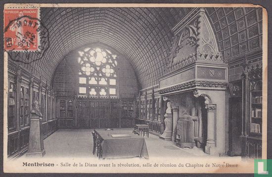 Montbrison, Salle de la Diana avant la revolution, salle de reunion du Chapitre de Notre-Dame - Image 1