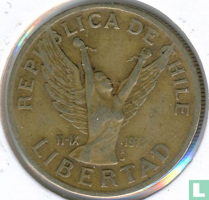 Chile 10 Peso 1988 - Bild 2