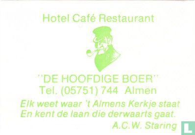 Hotel Café Restaurant "De Hoofdige boer"