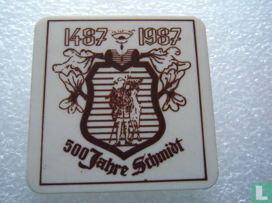 500 Jahre Schmidt 1487-1987 - Afbeelding 1