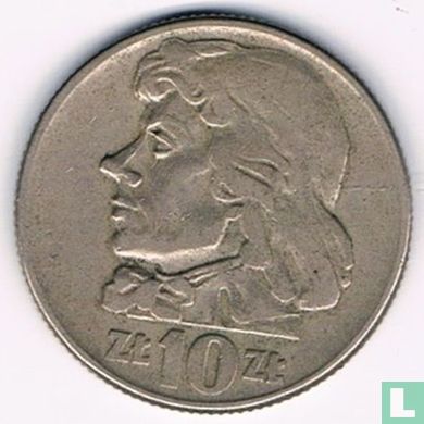 Poland 10 zlotych 1966 - Image 2