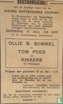 Ollie B. Bommel en Tom Poes als kikkers