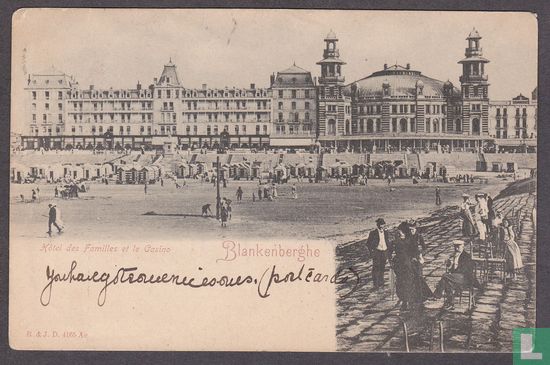 Blankenberghe, Hotel des Familles et le Casino - Afbeelding 1