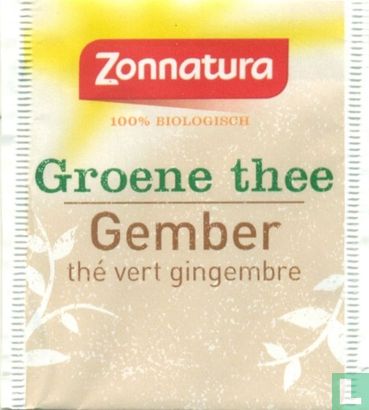 Groene thee Gember - Image 1