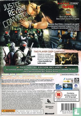 Tom Clancy's Splinter Cell: Conviction Shadow Edition - Afbeelding 2