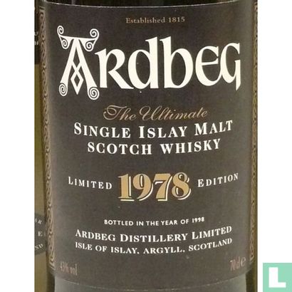 Ardbeg 1978 Limited Edition - Image 3