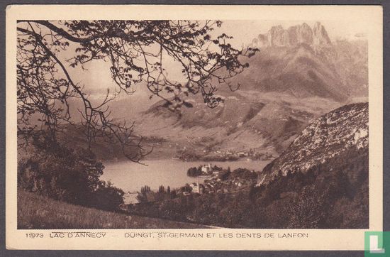 Lac D'Annecy, Duingt. St-Germain et les Dents de Lanfon