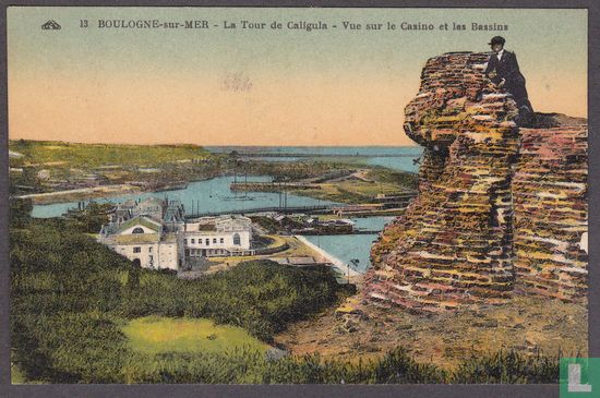 Boulogne-sur-Mer, La Tour de Caligula - Vue sur le Casino et les Bassins - Bild 1