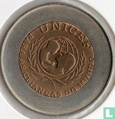 Portugal 100 escudos 1999 (PORTUGUESA) "UNICEF" - Image 2