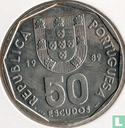 Portugal 50 escudos 1989 - Afbeelding 1