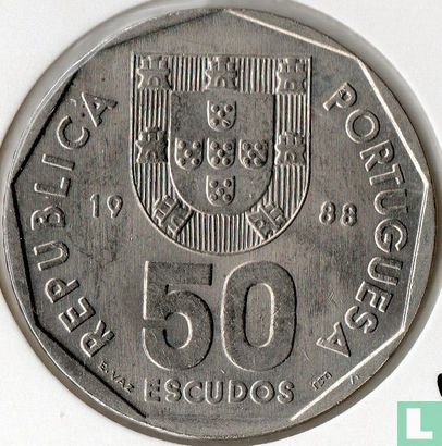 Portugal 50 escudos 1988 - Image 1