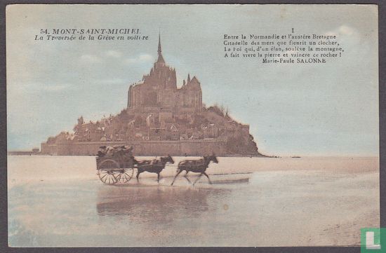 Mont Saint-Michel, La Traversee de la Greve en voiture