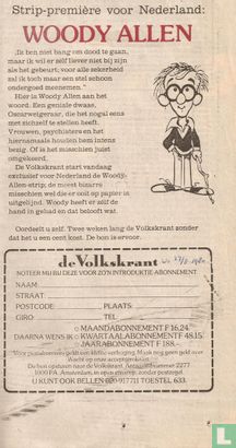 Strip-première voor Nederland: Woody Allen - Image 2