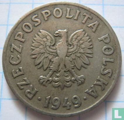 Polen 50 Groszy 1949 (Kupfer-Nickel) - Bild 1
