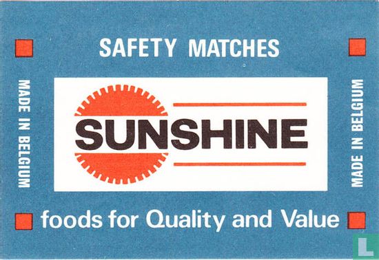 Sunshine safety matches