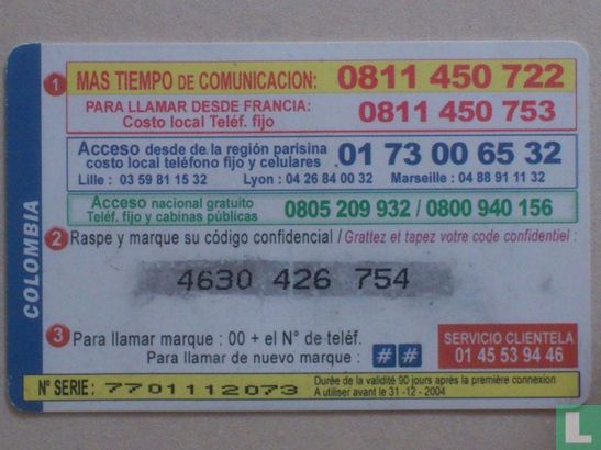 Colombia - limite 12-2004 - Image 2