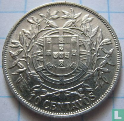 Portugal 10 Centavo 1915 - Bild 2