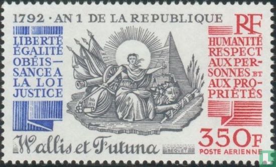 1792, jaar 1 van de Republiek Frankrijk