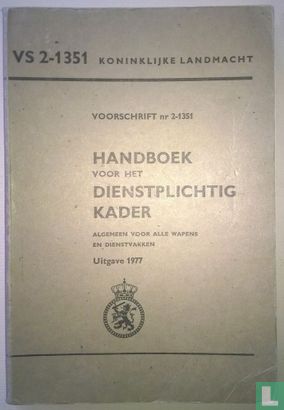 Handboek voor het dienstplichtig kader  - Image 1
