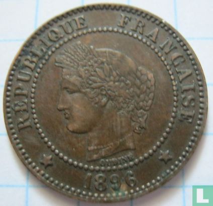 France 2 centimes 1896 - Image 1
