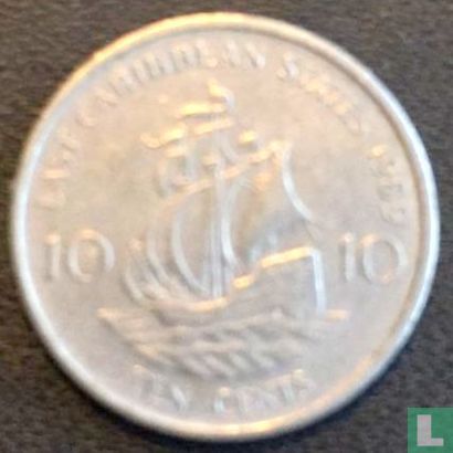 East Caribbean States 10 cents 1989 - Image 1