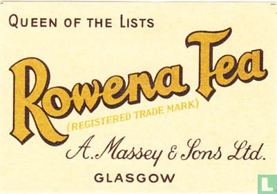 Rowena Tea - A. Massey & Sons