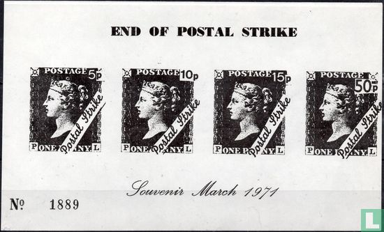 Post-Streik 1971-Ende des Postal Strike