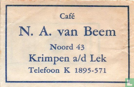 Café N.A. van Beem - Image 1