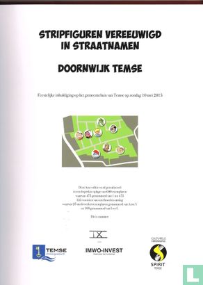 Stripfiguren vereeuwigd in straatnamen - Doornwijk Temse  - Bild 3