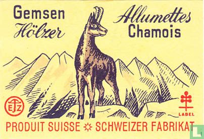 Gemsen Hölzer - Allumettes Chamois