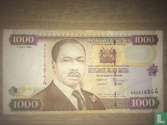 Keniaanse shilling 1000 - Afbeelding 1