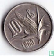 Mexique 10 centavos 1980 (type 1) - Image 1