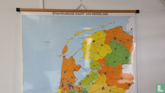 Staatkundige kaart van Nederland t.b.v. het onderwijs - Bild 2