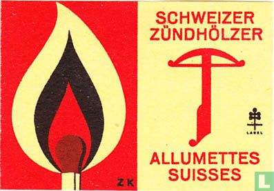 Schweizer Zündhölzer - Allumettes Suisses